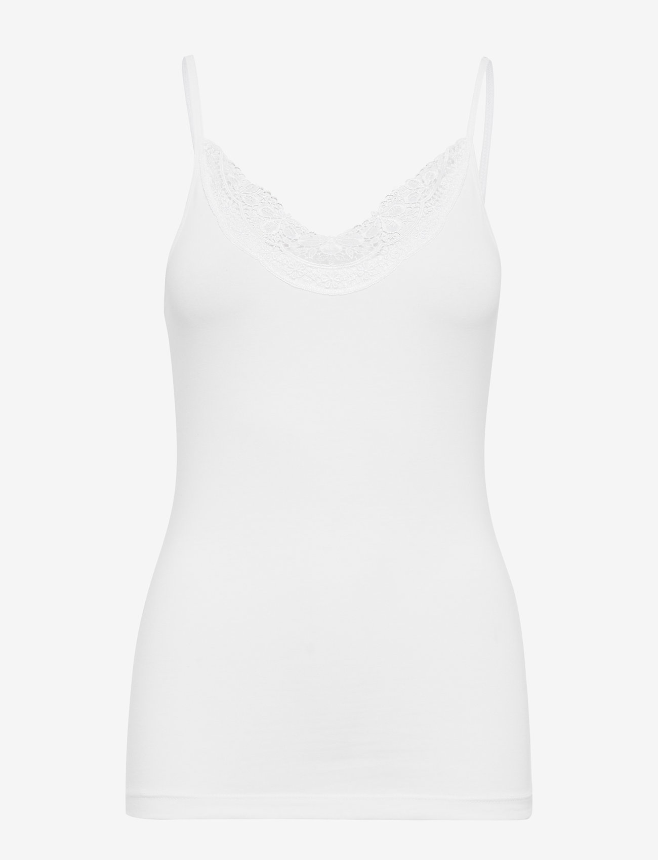 Vero Moda - VMINGE LACE SINGLET JRS NOOS - Ärmellose tops - bright white - 1