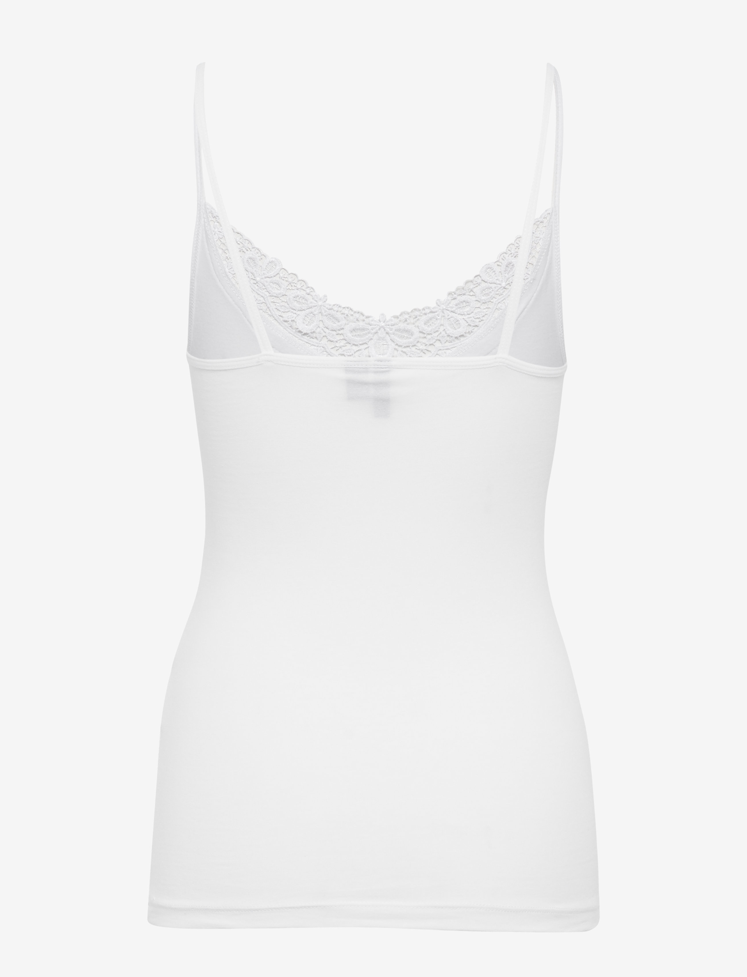 Vero Moda - VMINGE LACE SINGLET JRS NOOS - sleeveless tops - bright white - 2