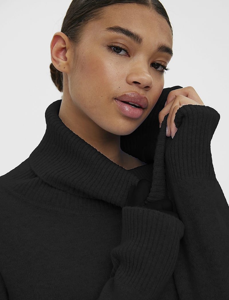 Vero Moda - VMDOFFY LS COWLNECKLOUSEA - black - 5