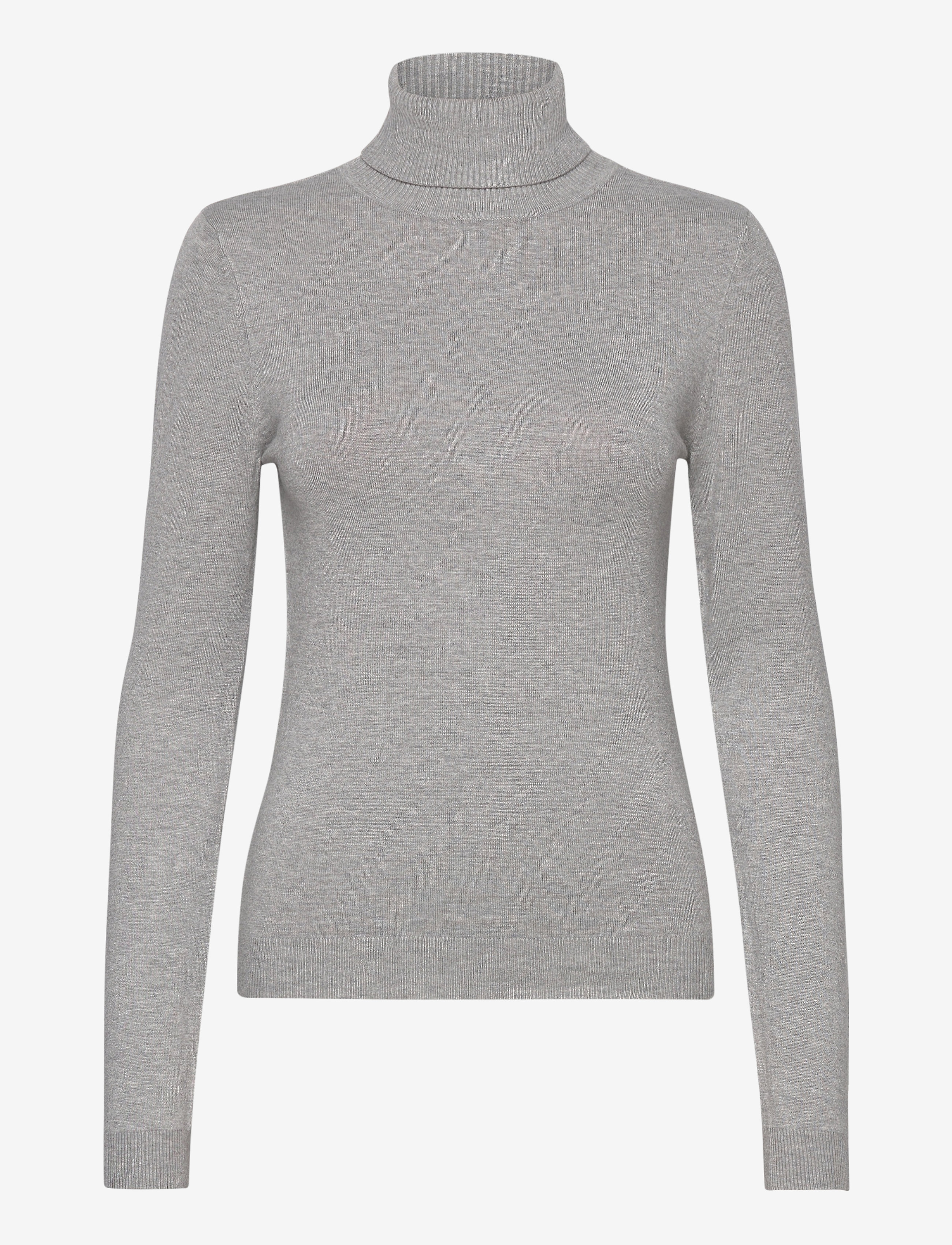VMGLORY LS ROLLNECK BLOUSE GA NOOS - LIGHT GREY MELANGE
