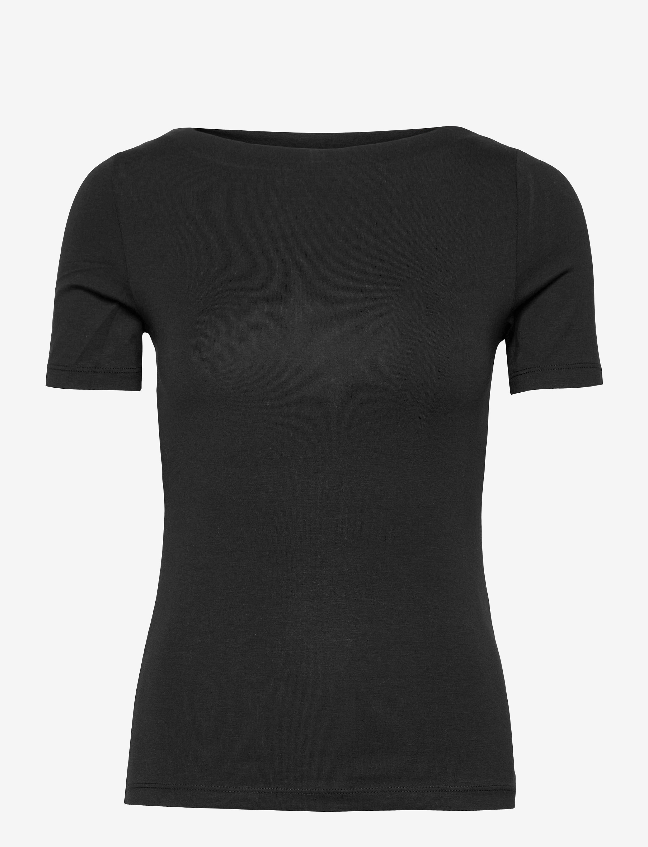 Vero Moda VMPANDA MODAL S/S TOP NOOS - Kleding - BLACK / black