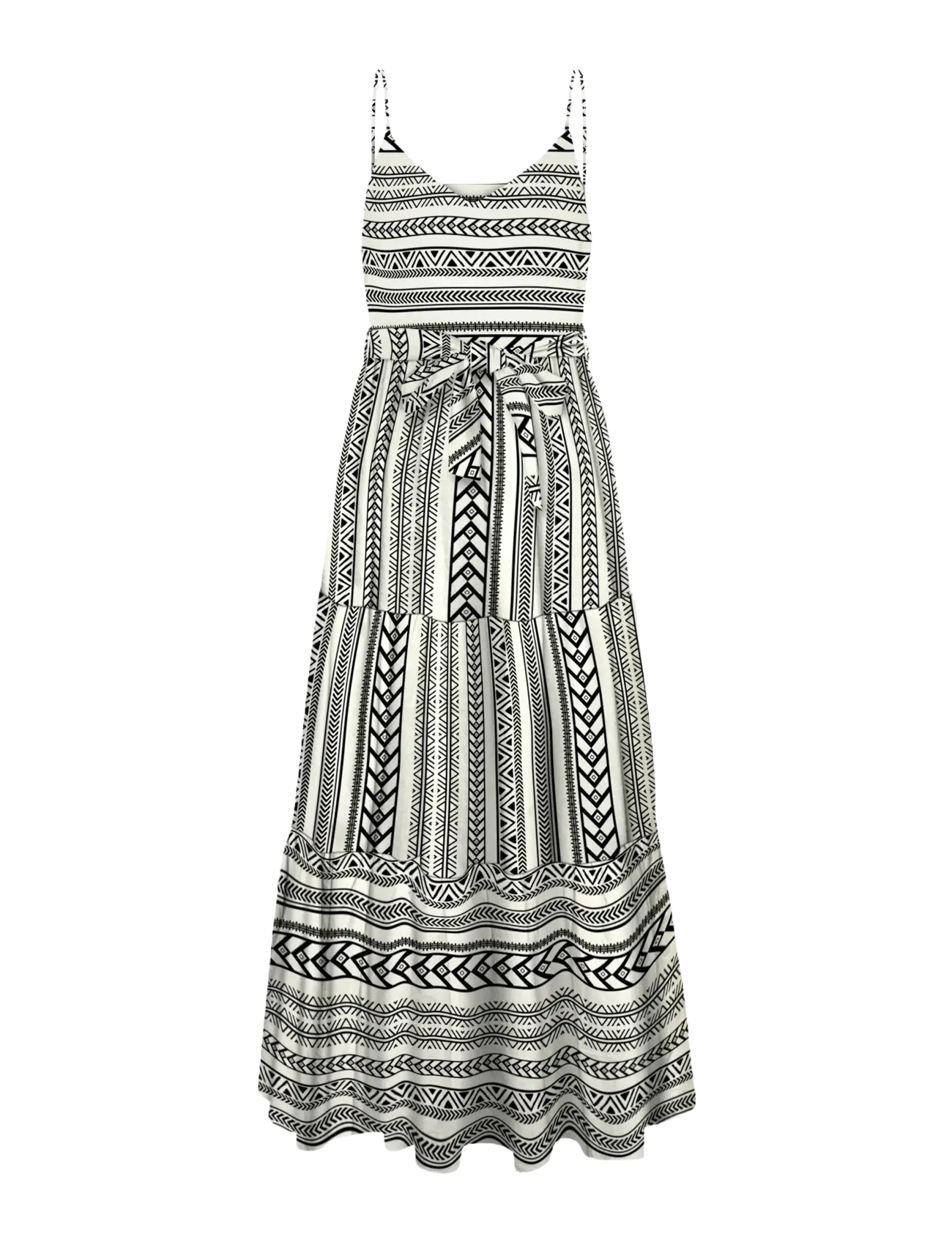 Vero Moda Vmdicthe Singlet Ancle Dress Wvn Ga, Kvinder, Cami Flæse Maxikjole, Sort, Str: XS