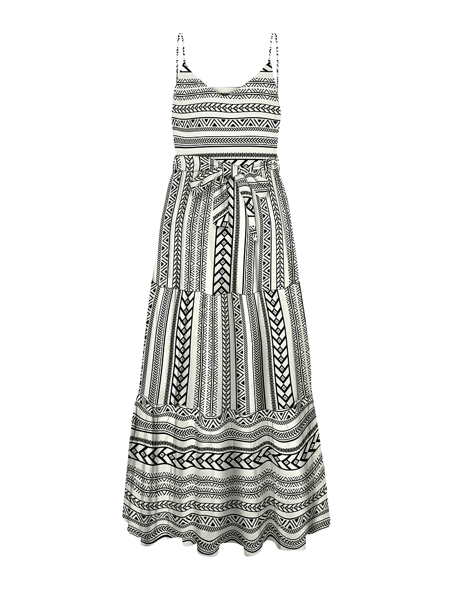 Vero Moda - VMDICTHE SINGLET ANCLE DRESS WVN GA - robes d'été - birch - 0