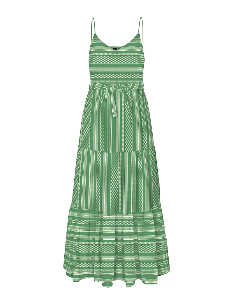 Vero Moda - VMDICTHE SINGLET ANCLE DRESS WVN GA - summer dresses - dark ivy - 1