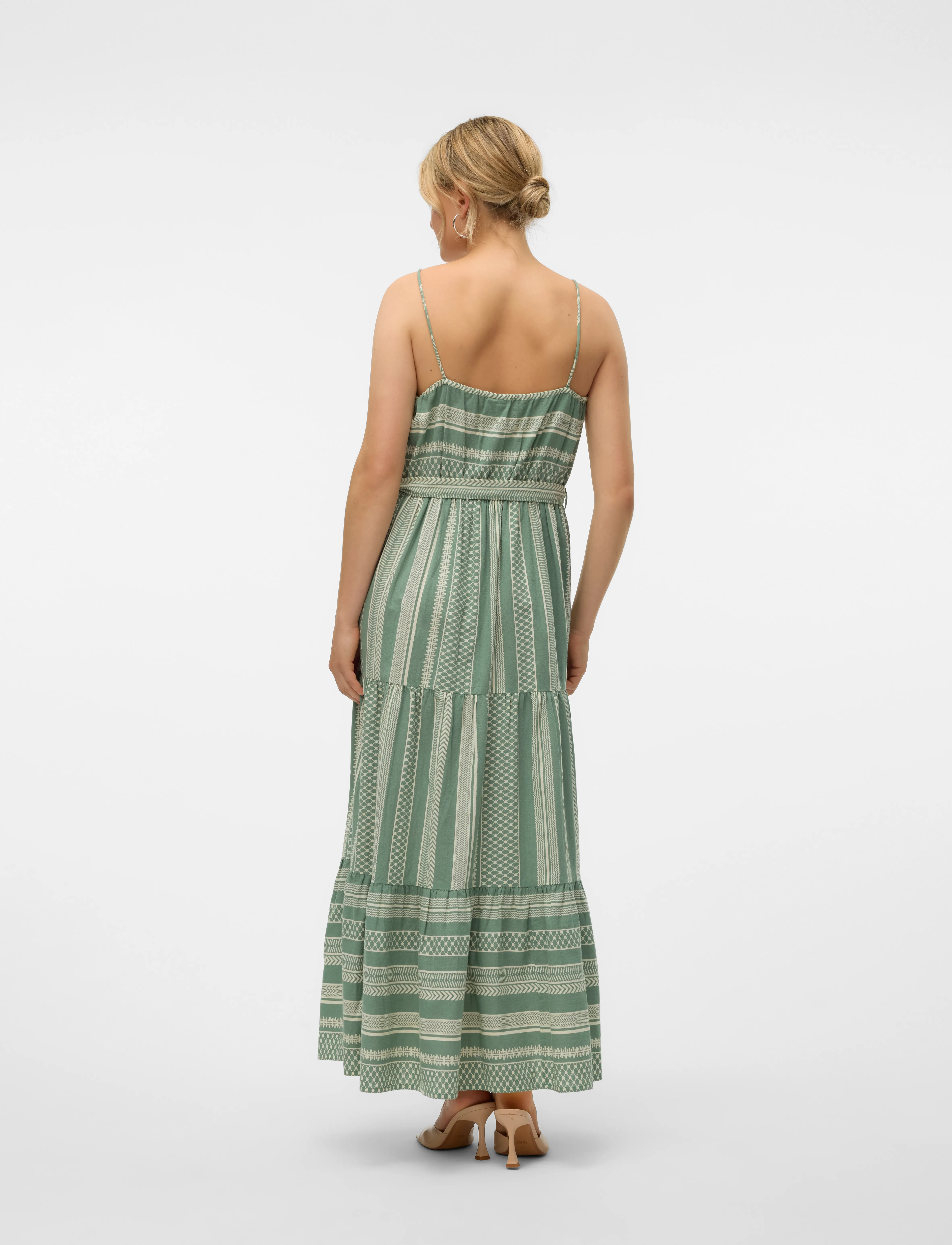 Vero Moda - VMDICTHE SINGLET ANCLE DRESS WVN GA - robes d'été - dark ivy - 2
