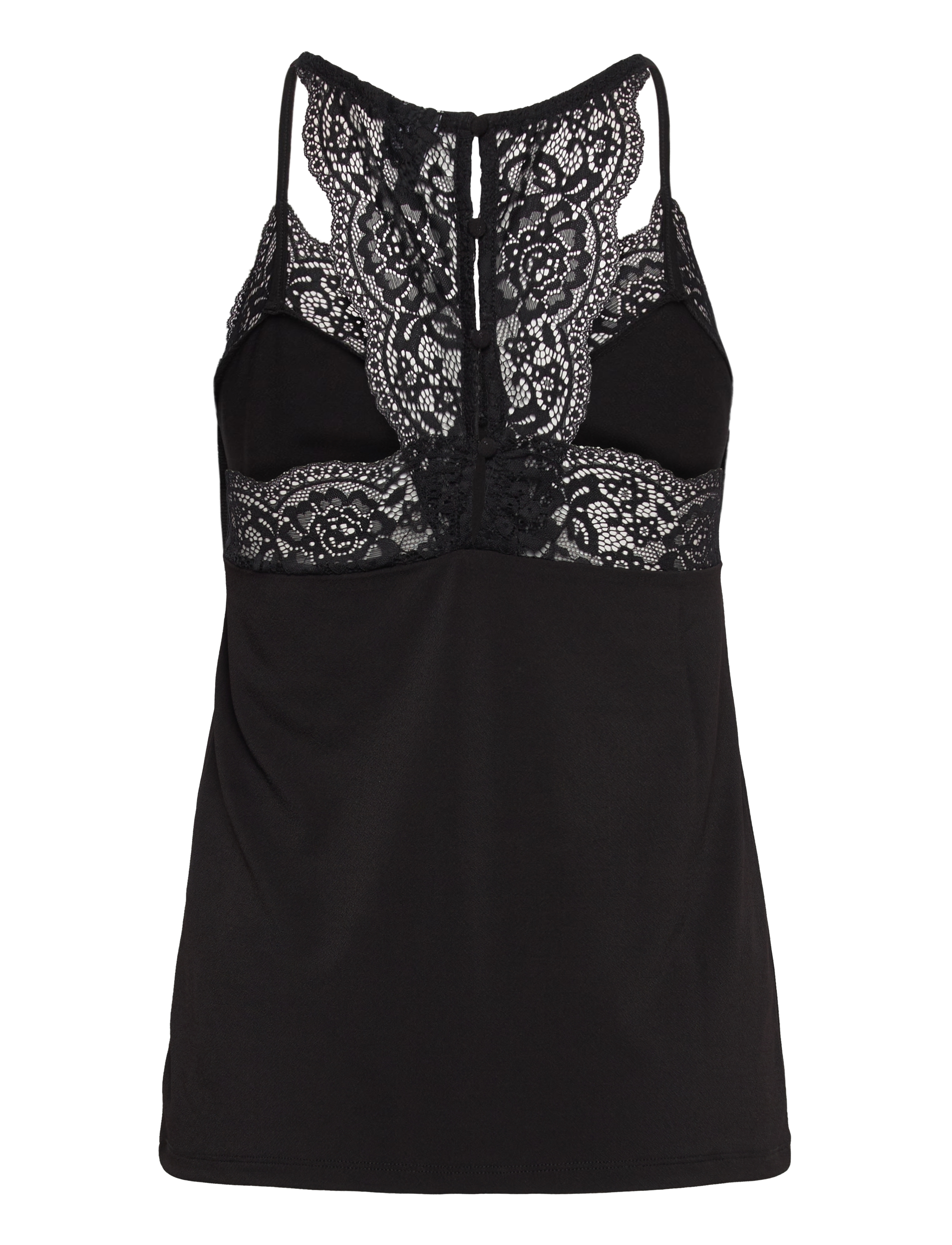 Vero Moda - VMANA S/L LACE TOP GA NOOS - Ärmellose blusen - black - 2
