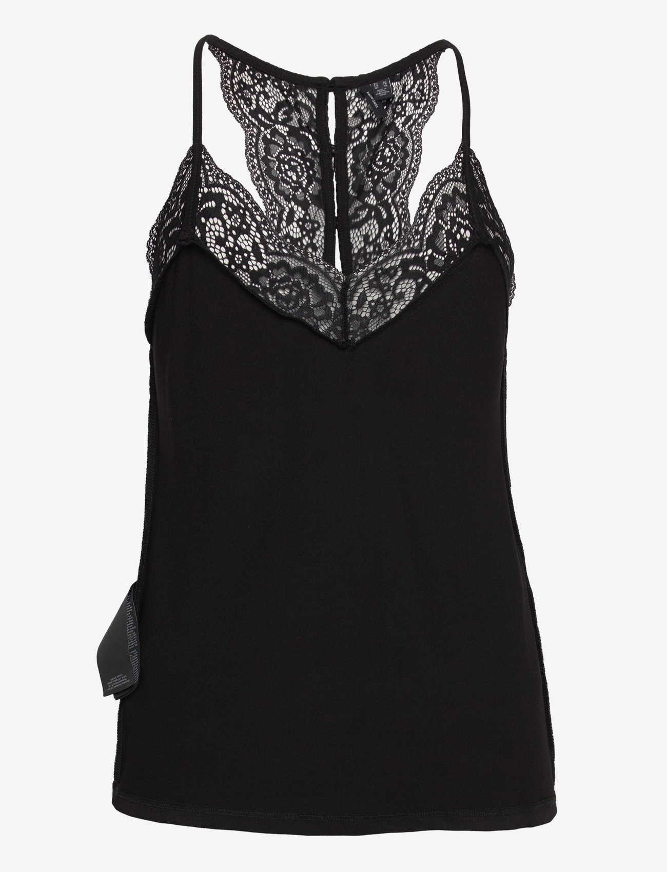 Vero Moda - VMANA S/L LACE TOP GA NOOS - Ärmellose blusen - black - 3