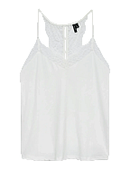 Haut et T-shirt sportswear Vero Moda Débardeur Vmana s/l lace top ga Haut et T-shirt sportswear Vero Moda Débardeur Vmana s/l lace top ga