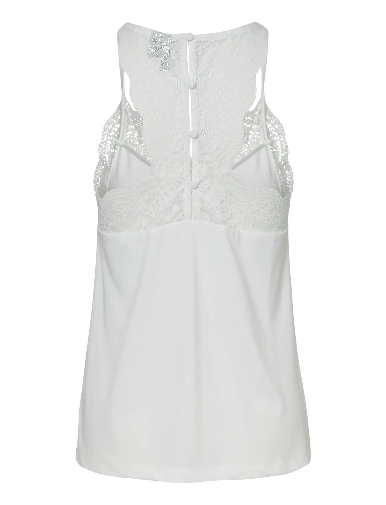Vero Moda - VMANA S/L LACE TOP GA NOOS - blouses zonder mouwen - snow white - 2