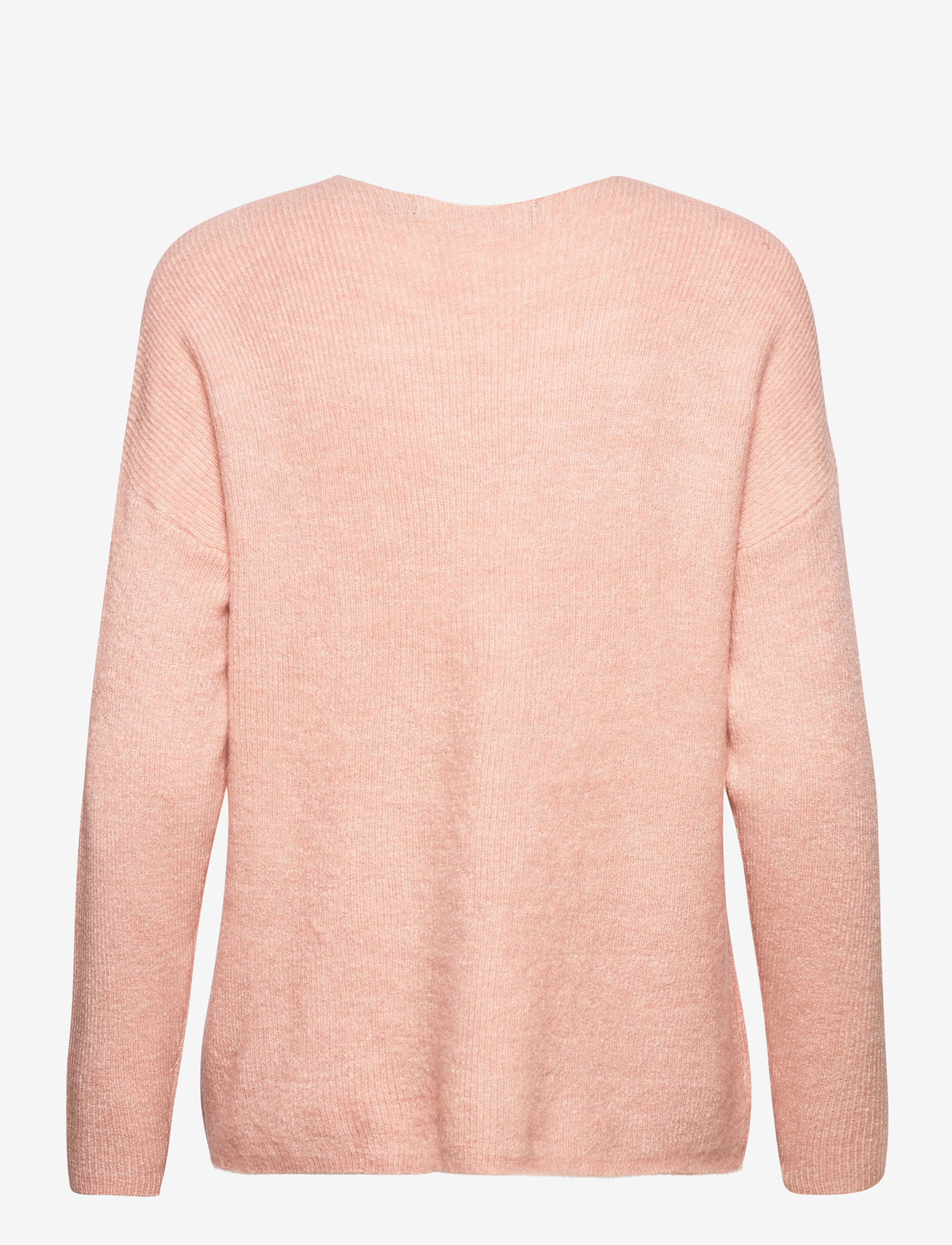 Vero Moda - VMCREWLEFILE LS V-NECK BLOUSE NOOS - laveste priser - sepia rose - 2