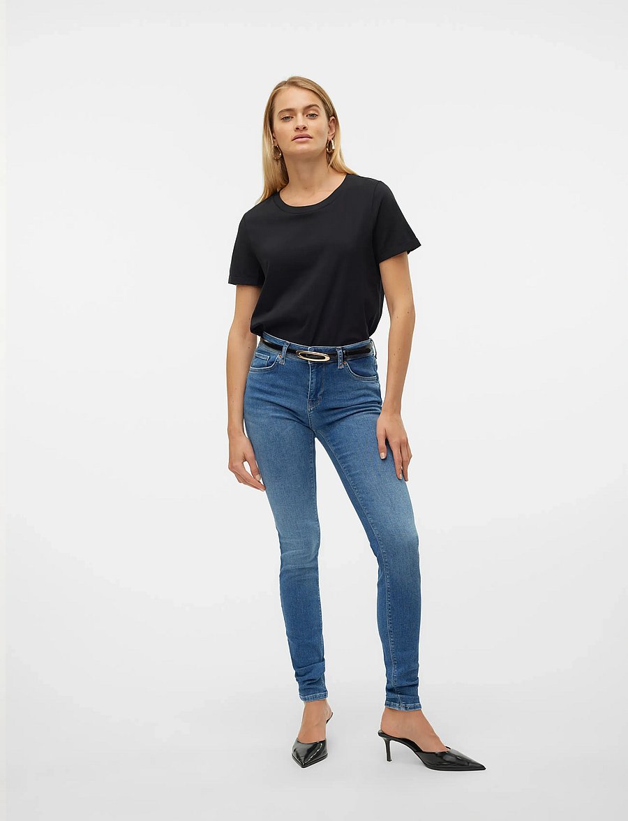 Vero Moda - VMPAULA S/S T-SHIRT NOOS - t-särgid - black - 4