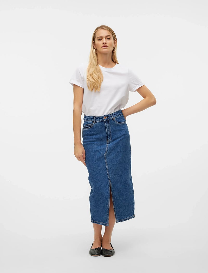 Vero Moda - VMPAULA S/S T-SHIRT - t-krekli - bright white - 4