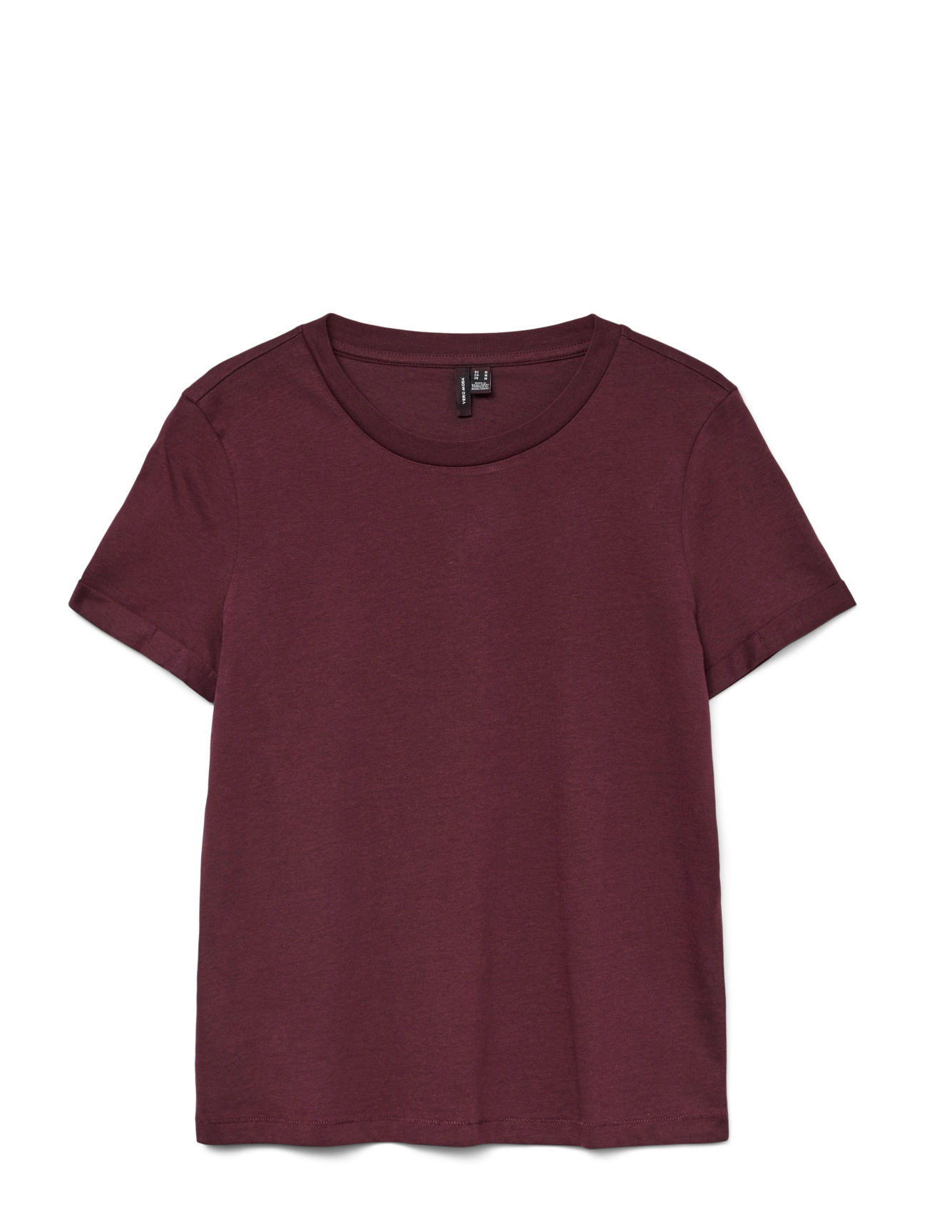Vero Moda - VMPAULA S/S T-SHIRT NOOS - t-särgid - winetasting - 1