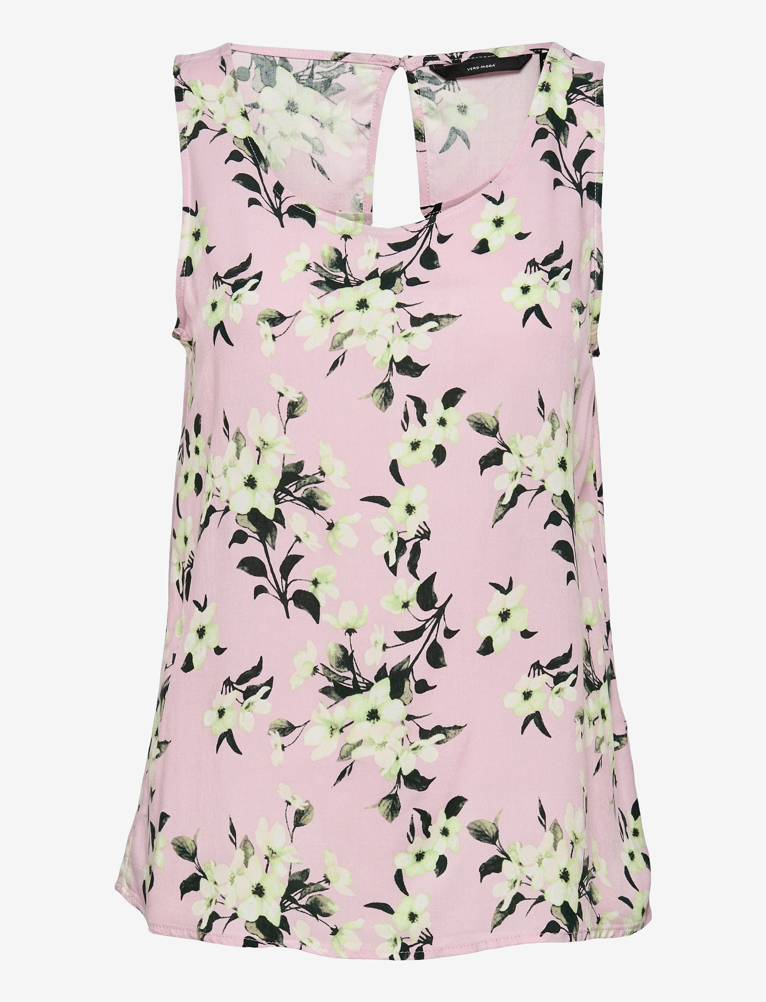 VMSIMPLY EASY SL TANK TOP WVN  GA - ROSEATE SPOONBILL
