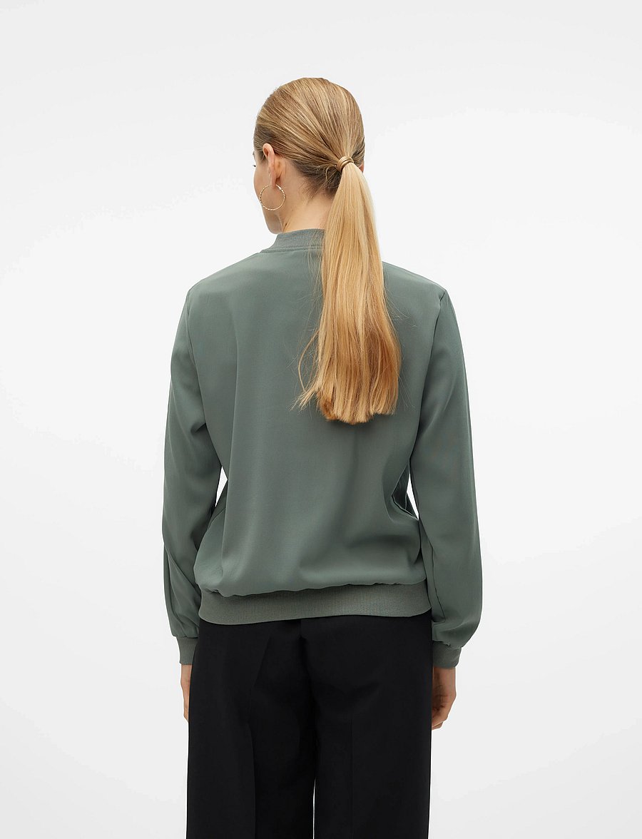 Vero Moda - VMCOCO L/S BOMBER NOOS - frühlingsjacken - laurel wreath - 3