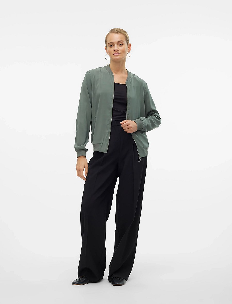 Vero Moda - VMCOCO L/S BOMBER NOOS - frühlingsjacken - laurel wreath - 4