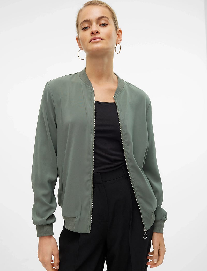 Vero Moda - VMCOCO L/S BOMBER NOOS - frühlingsjacken - laurel wreath - 5