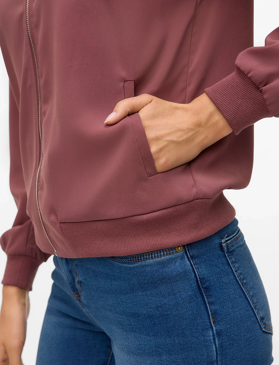 Vero Moda - VMCOCO L/S BOMBER NOOS - frühlingsjacken - rose brown - 5