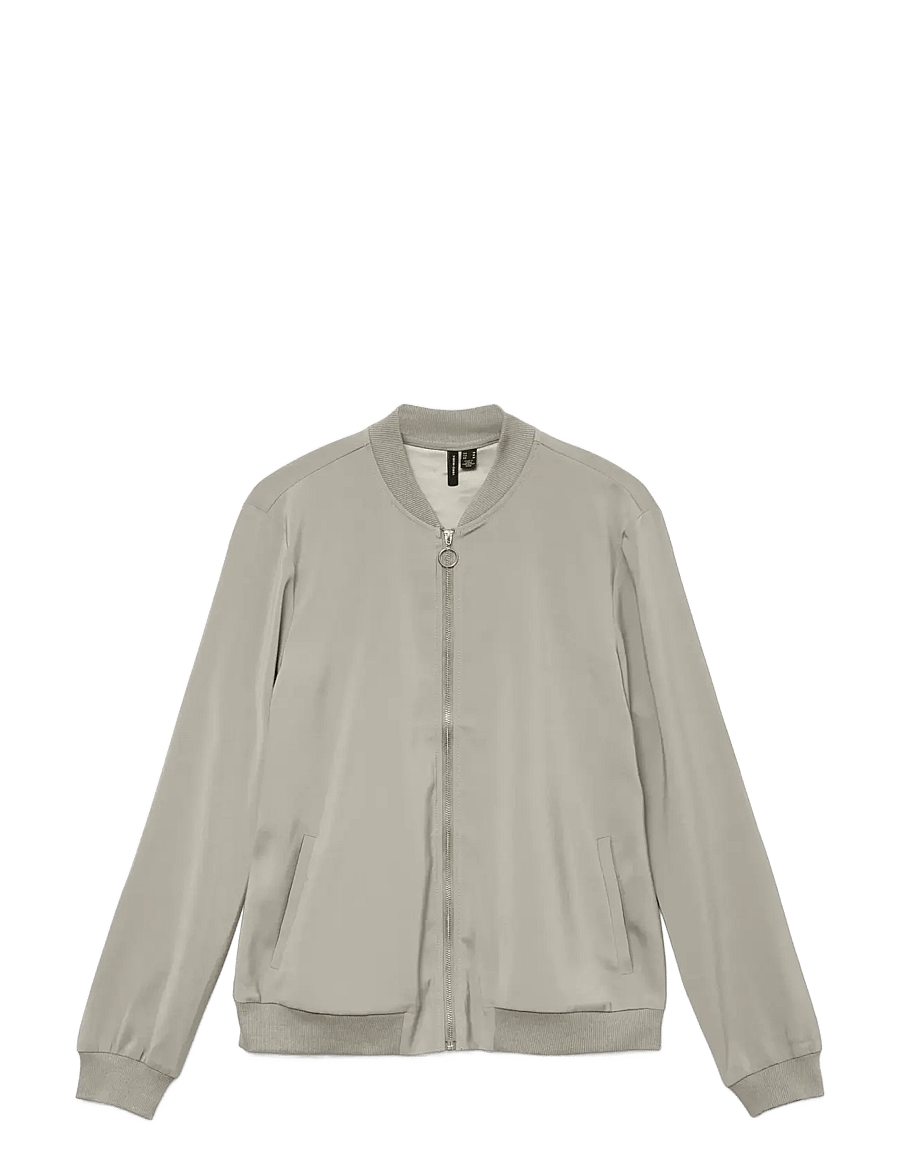 Vero Moda - VMCOCO L/S BOMBER NOOS - frühlingsjacken - silver lining - 1