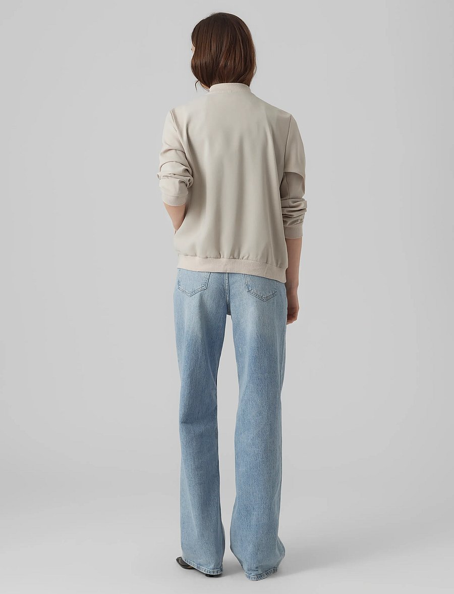 Vero Moda - VMCOCO L/S BOMBER NOOS - frühlingsjacken - silver lining - 3