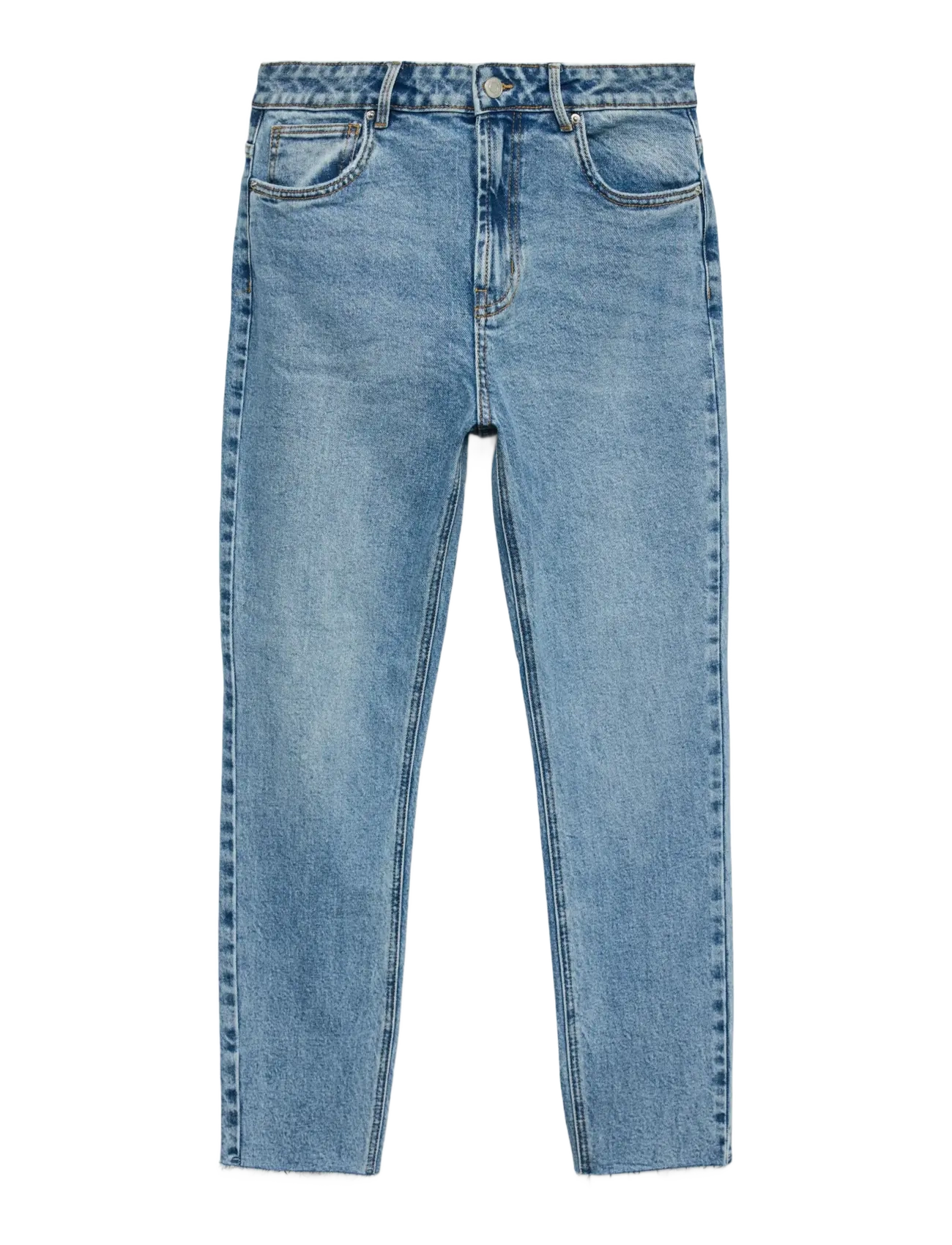 VERO MODA Vmbrenda Hr Mom A Cut Gu384 Ga Noos Blau - 29x30 - Damen