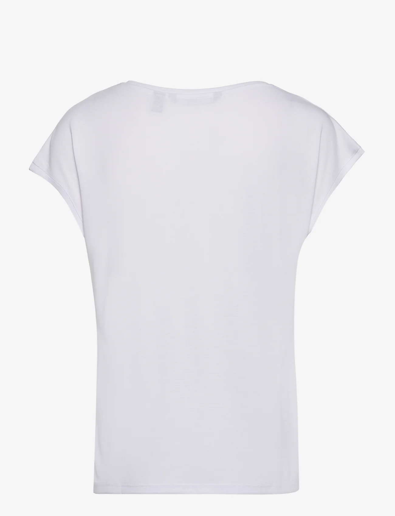 Vero Moda - VMFILLI SS V-NECK TEE GA NOOS - laveste priser - bright white - 1