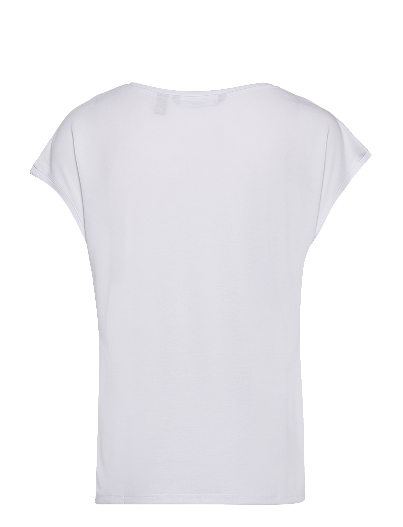 Vero Moda - VMFILLI SS V-NECK TEE NOOS - t-shirts - bright white - 2