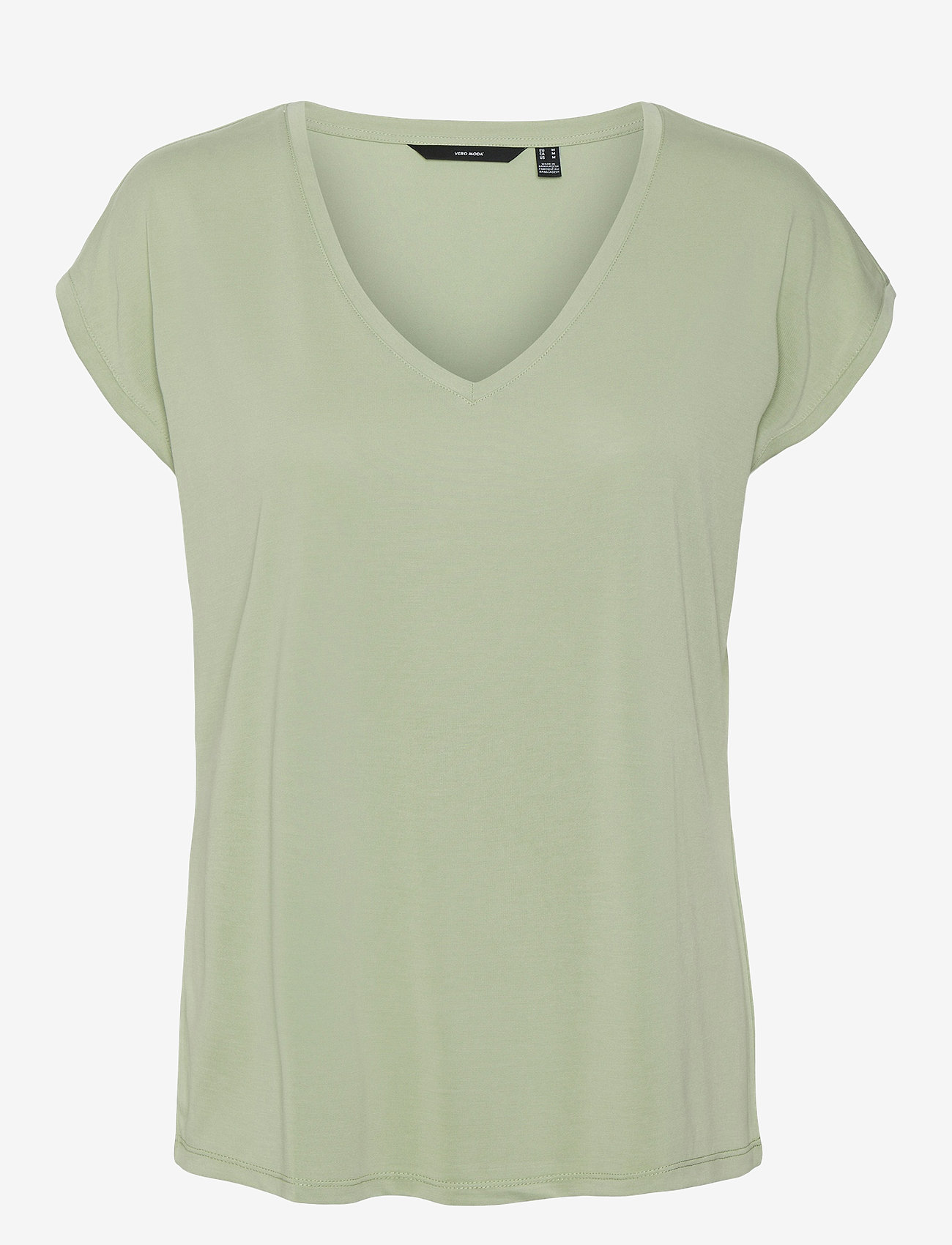 Vero Moda - VMFILLI SS V-NECK TEE NOOS - t-shirts - reseda - 1