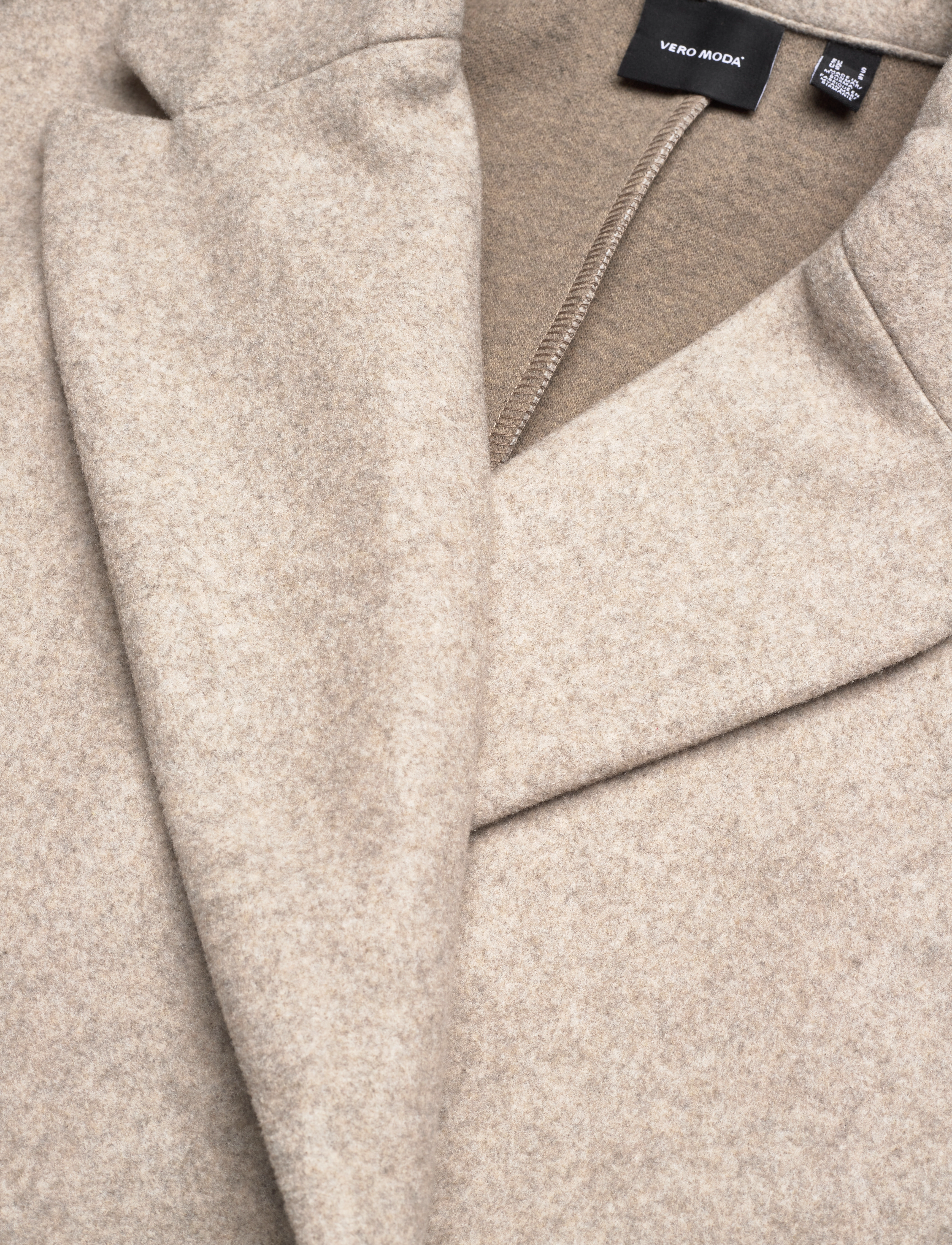 Vero Moda - VMFORTUNE LONG JACKET GA - silver mink - 2