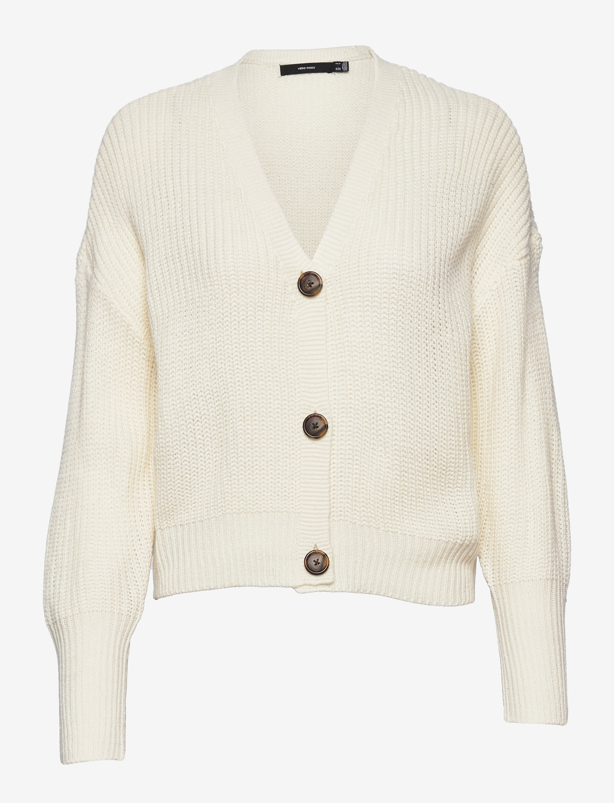 VMLEA LS V-NECK CUFF CARDIGAN NOOS - BIRCH