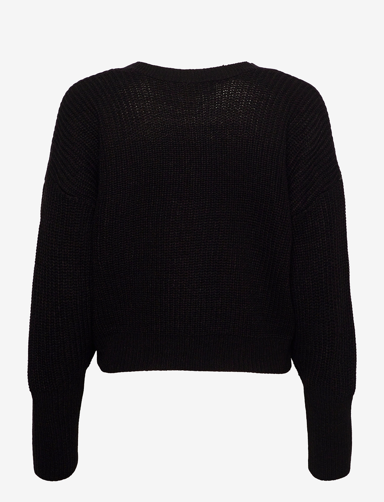 Vero Moda - VMLEA LS V-NECK CUFF CARDIGAN NOOS - kardiganid - black - 2