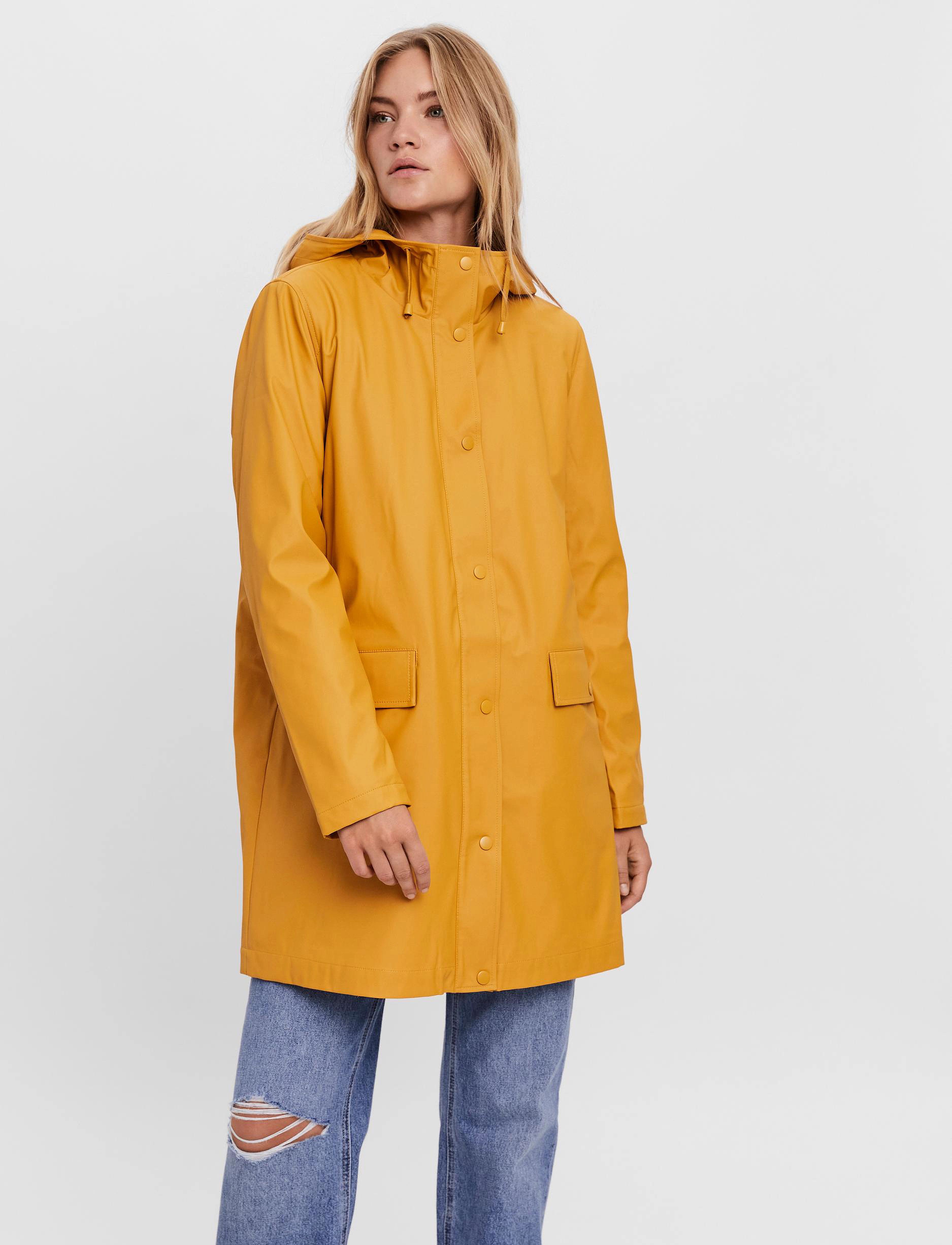 Vero Moda - VMASTA 3/4 TEDDY COATED JACKET - amber gold - 2