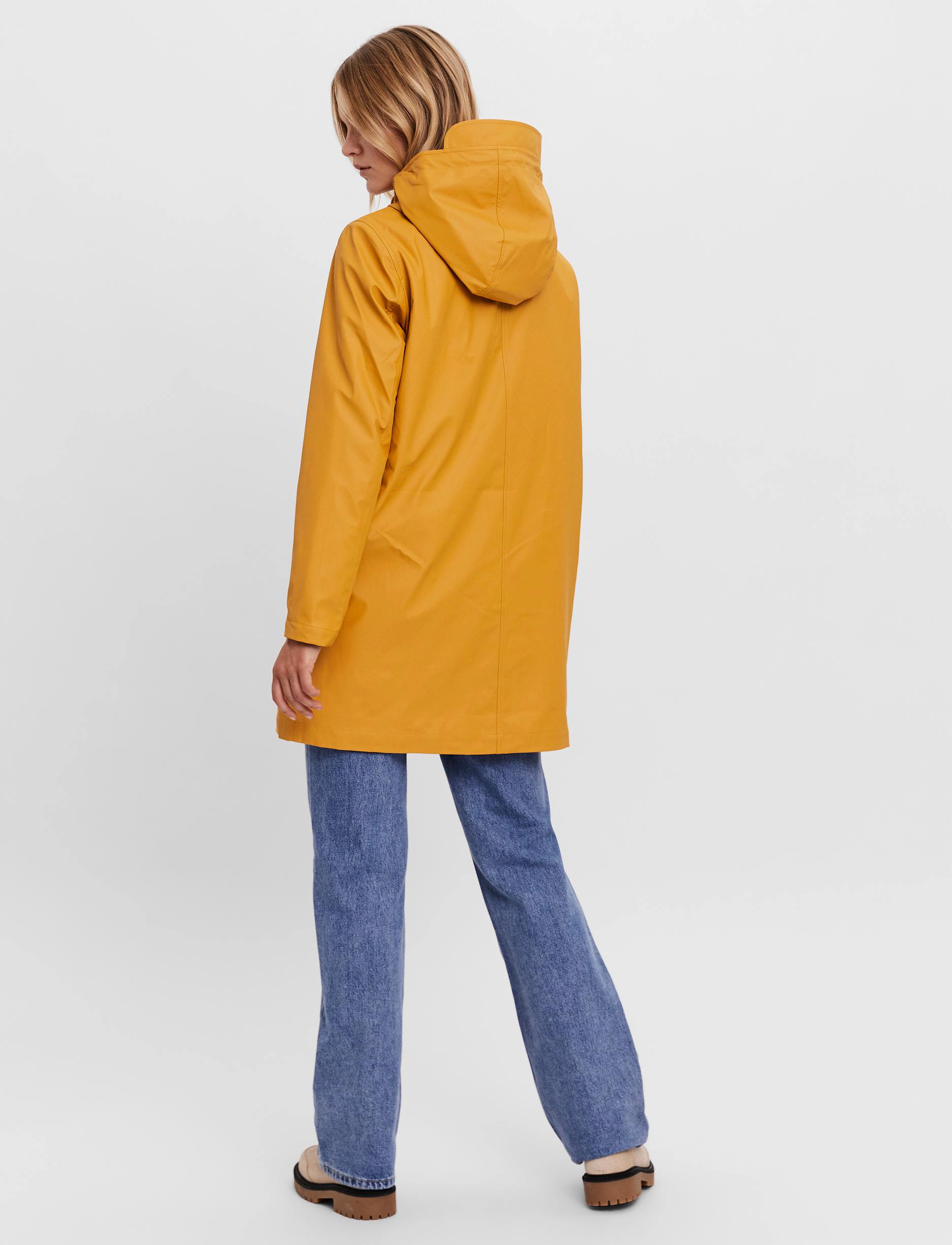 Vero Moda - VMASTA 3/4 TEDDY COATED JACKET - amber gold - 3
