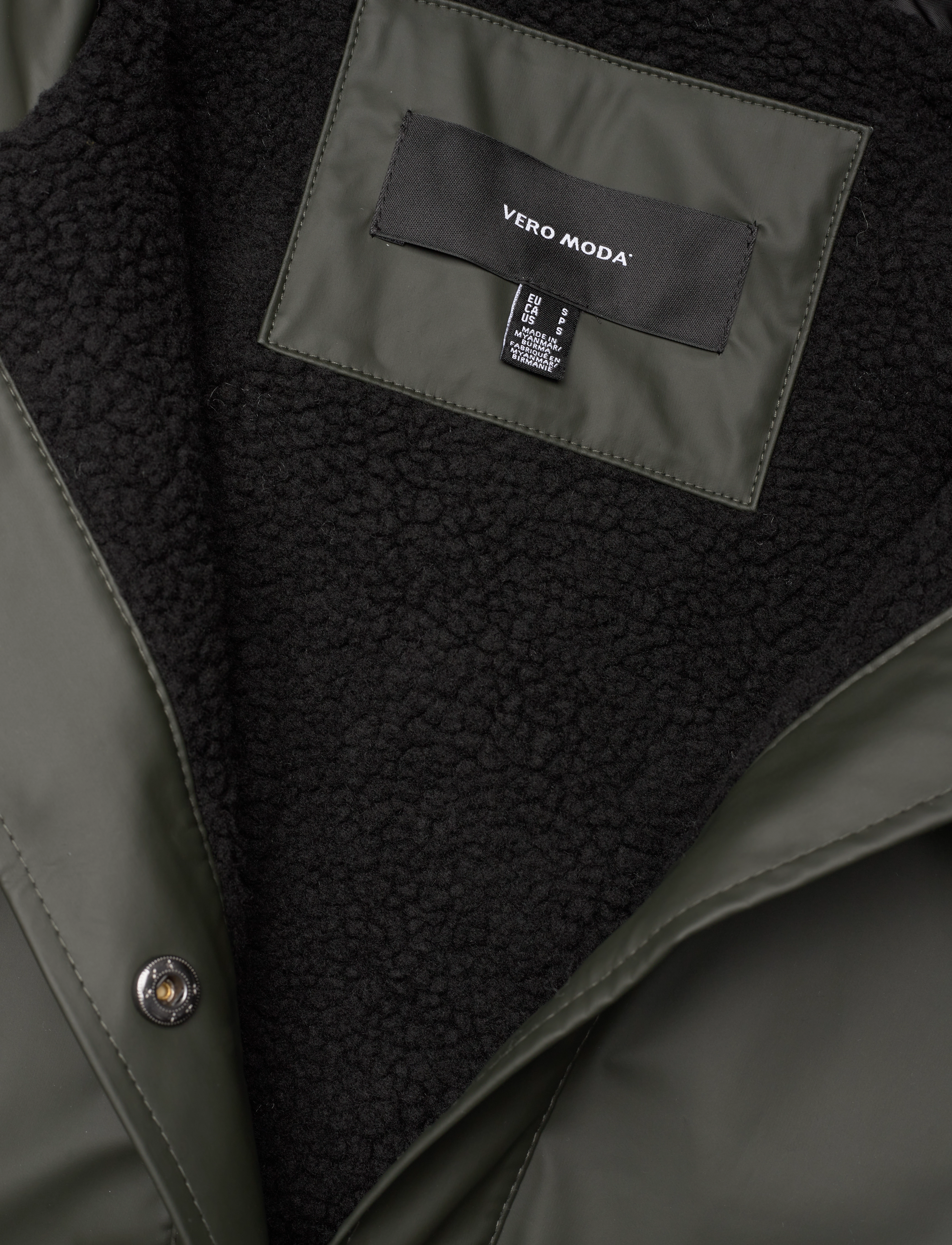 Vero Moda - VMASTA 3/4 TEDDY COATED JACKET - peat - 5