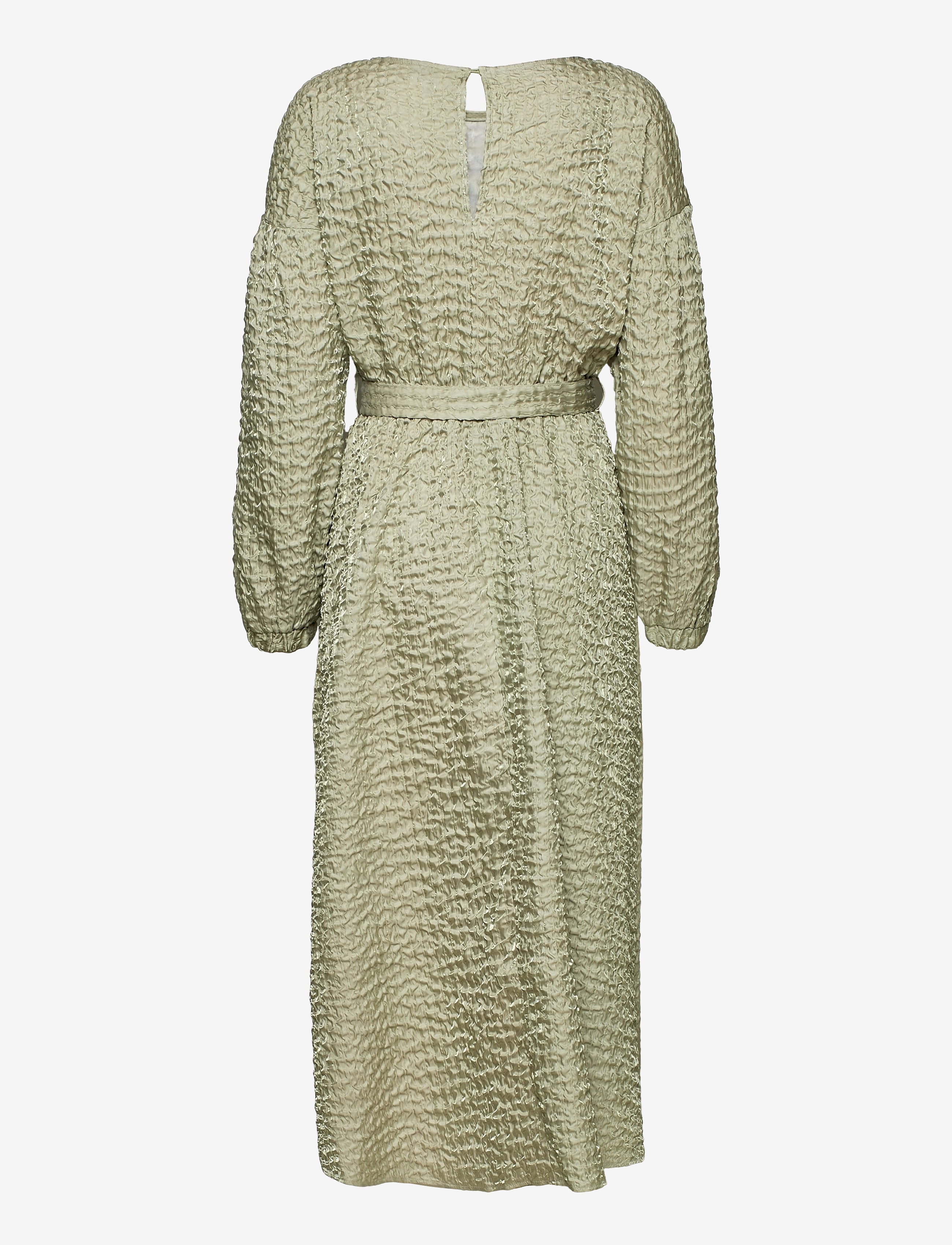 Vero Moda - VMANA L/S 7/8 DRESS EXP EID - midi dresses - desert sage - 1
