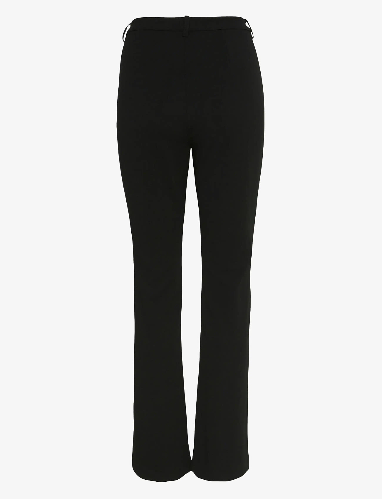 Vero Moda - VMAMIRA MW FLARED PANT NOOS - schlaghose - black - 2