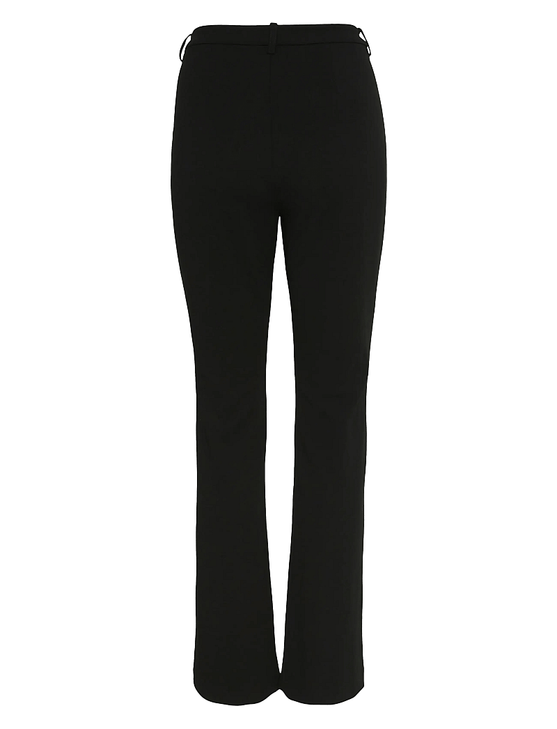 Vero Moda - VMAMIRA MW FLARED PANT NOOS - schlaghose - black - 2