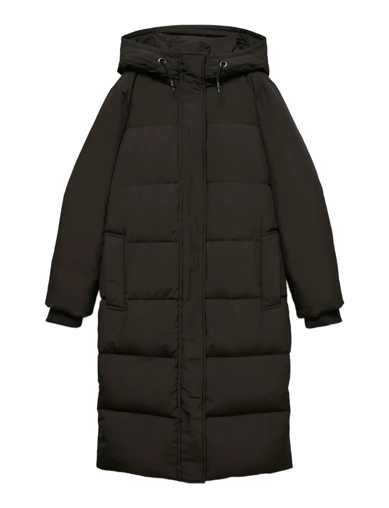 Vero Moda VMERICAHOLLY LONG DOWN COAT NOOS - Vaatteet - BLACK / black