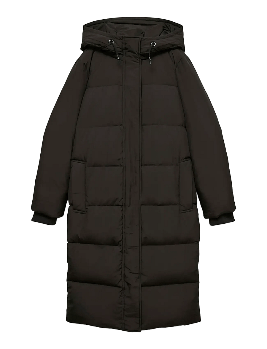 Vero Moda - VMERICAHOLLY LONG DOWN COAT NOOS - vinterjakker - black - 1