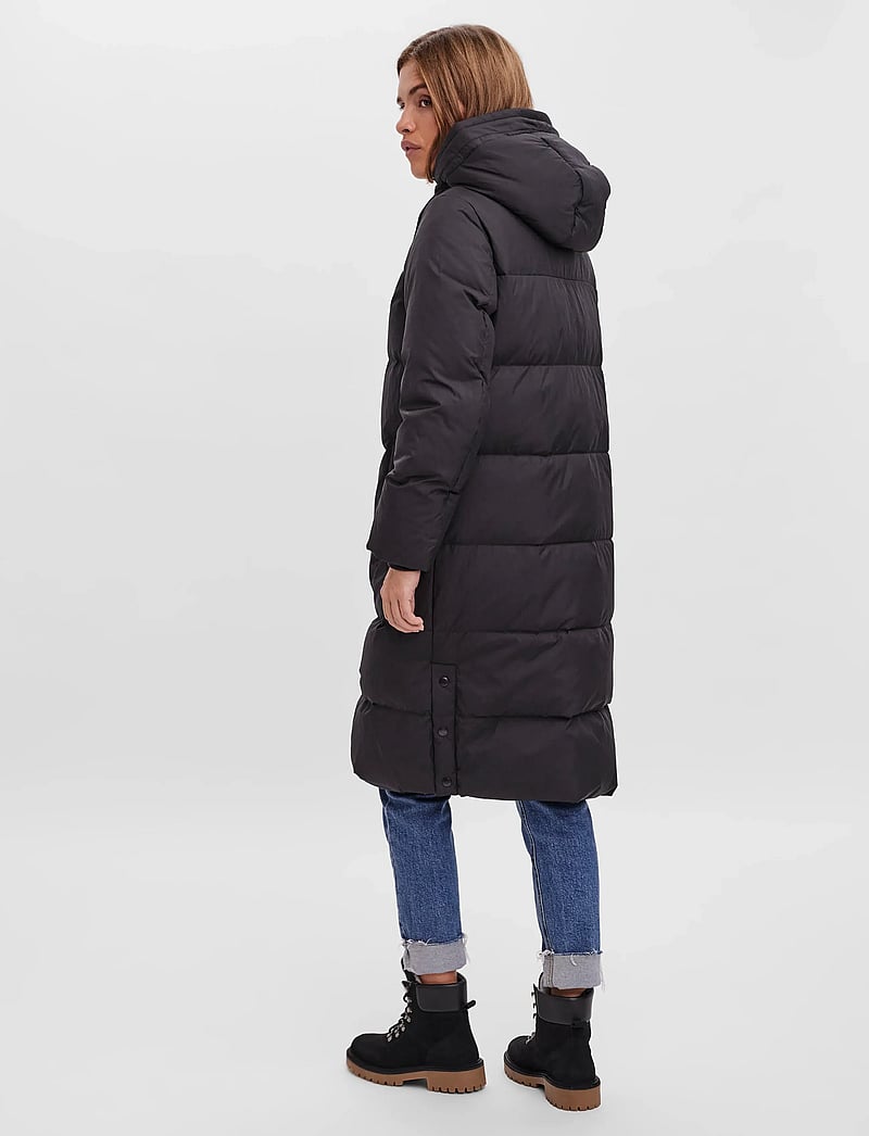 Vero Moda - VMERICAHOLLY LONG DOWN COAT NOOS - dunfrakker - black - 3
