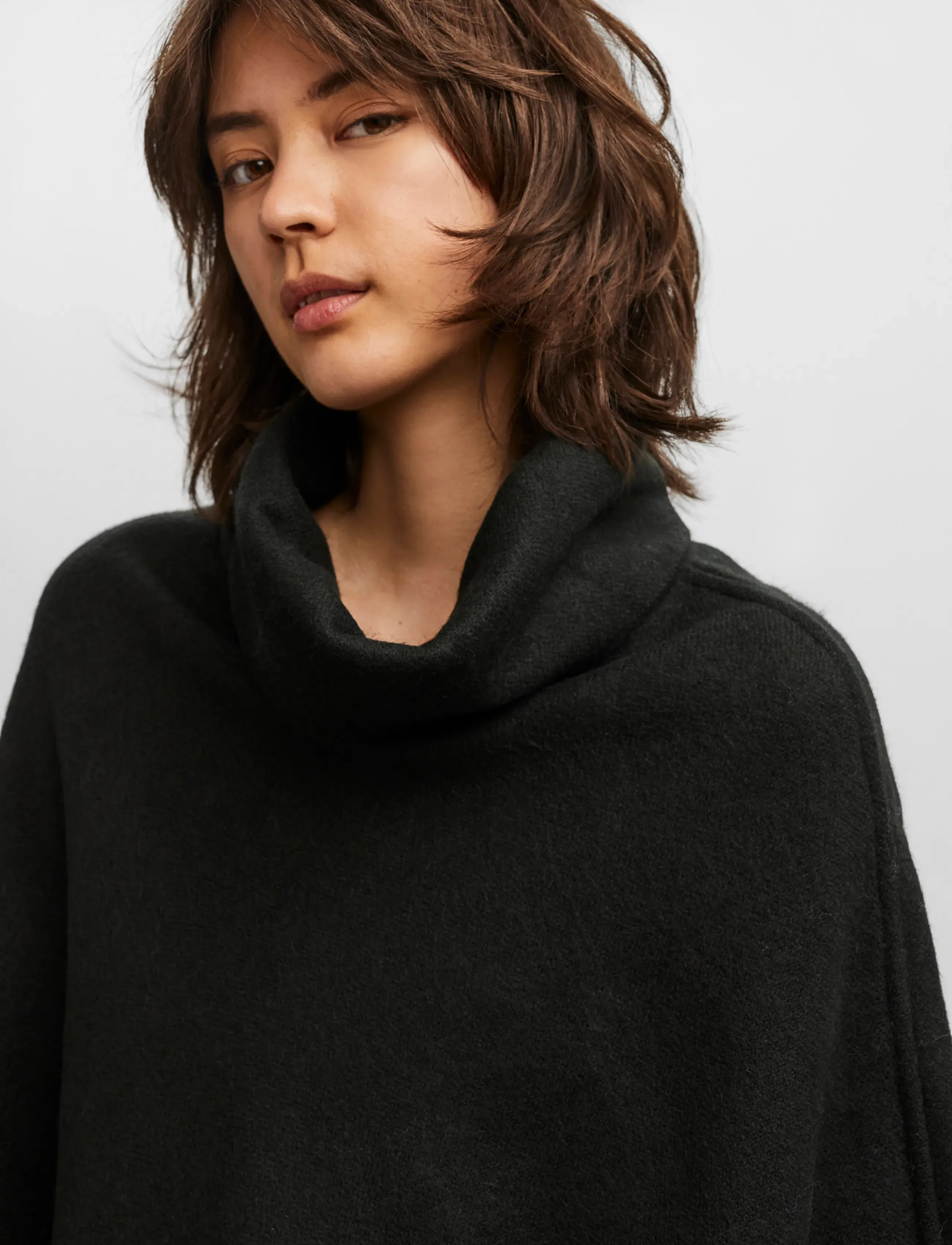 Vero Moda - VMKLEO PONCHO REP - ponchos & capes - black - 5