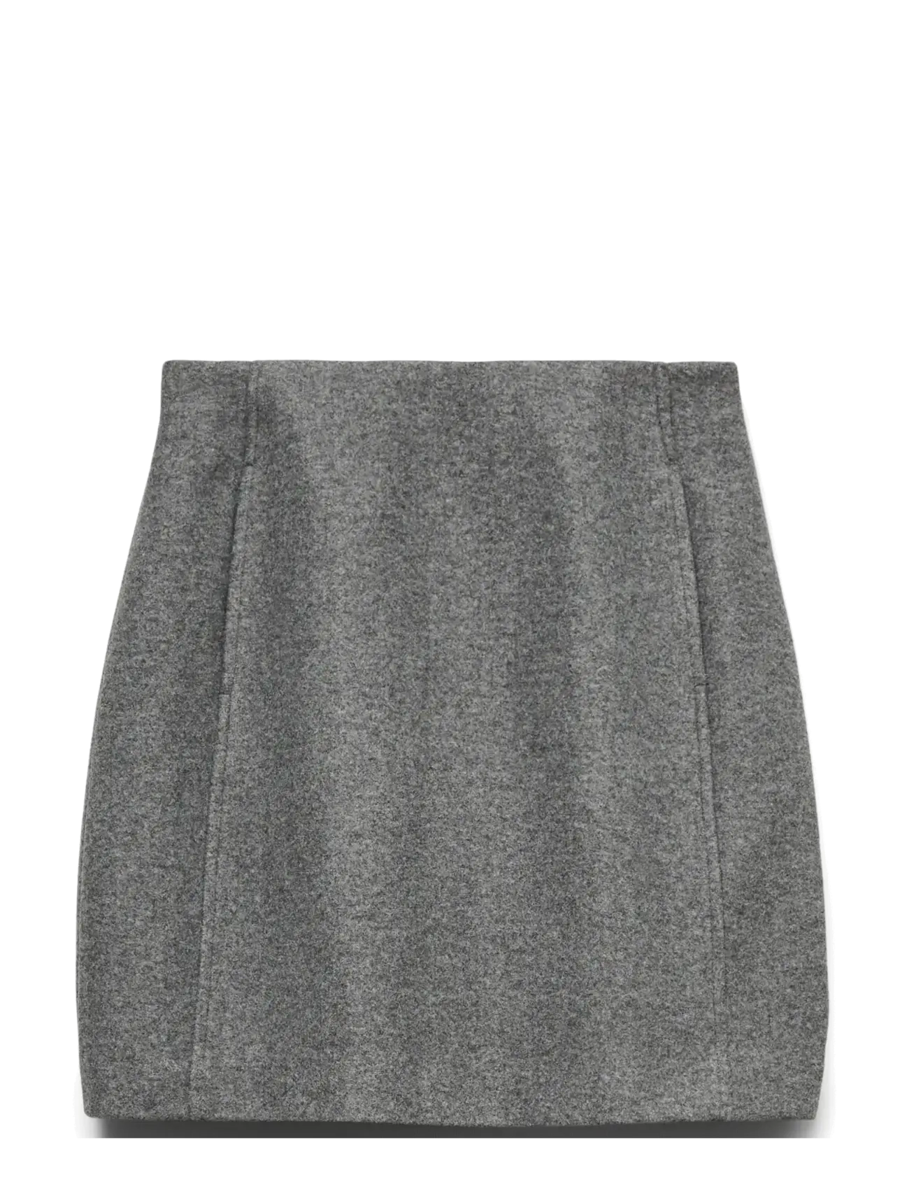 Vero Moda VMFORTUNEALLISON HW SHORT SKIRT GA NOOS - Everyday Style - MEDIUM GREY MELANGE / grey