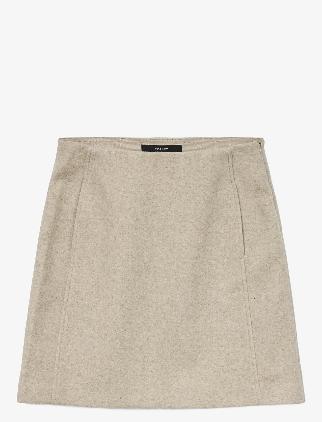 Vero Moda - VMFORTUNEALLISON HW SHORT SKIRT GA NOOS - minihameet - silver mink - 1