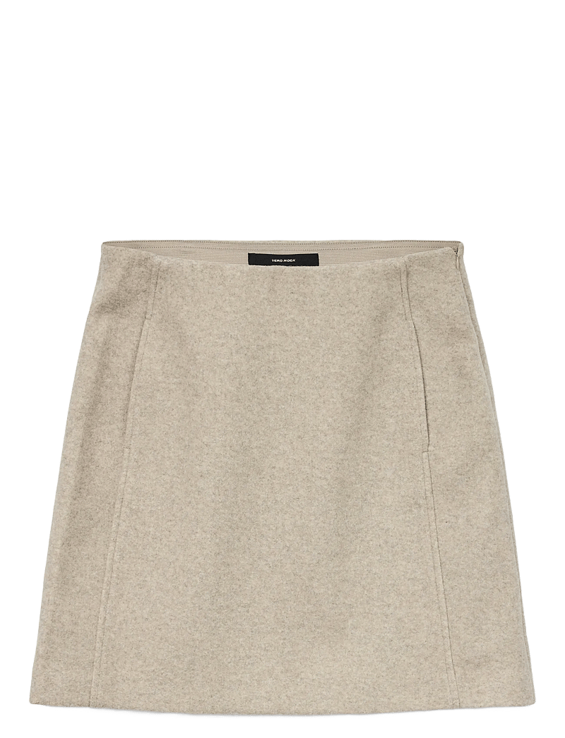 Vero Moda - VMFORTUNEALLISON HW SHORT SKIRT GA NOOS - minihameet - silver mink - 1