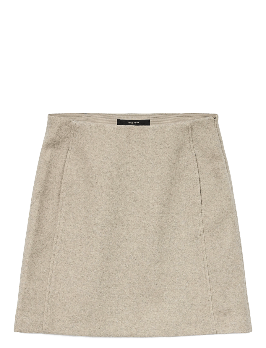 Vero Moda - VMFORTUNEALLISON HW SHORT SKIRT GA NOOS - jupes courtes - silver mink - 1