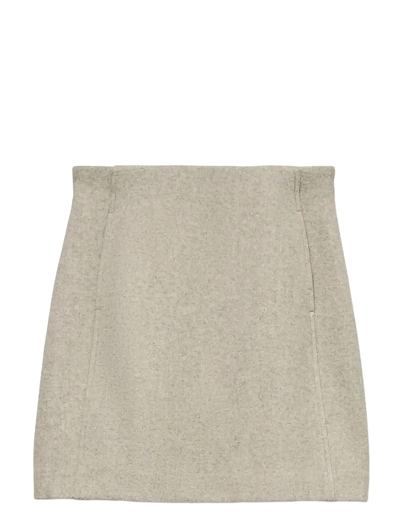 Vero Moda - VMFORTUNEALLISON HW SHORT SKIRT GA NOOS - minihameet - silver mink - 2
