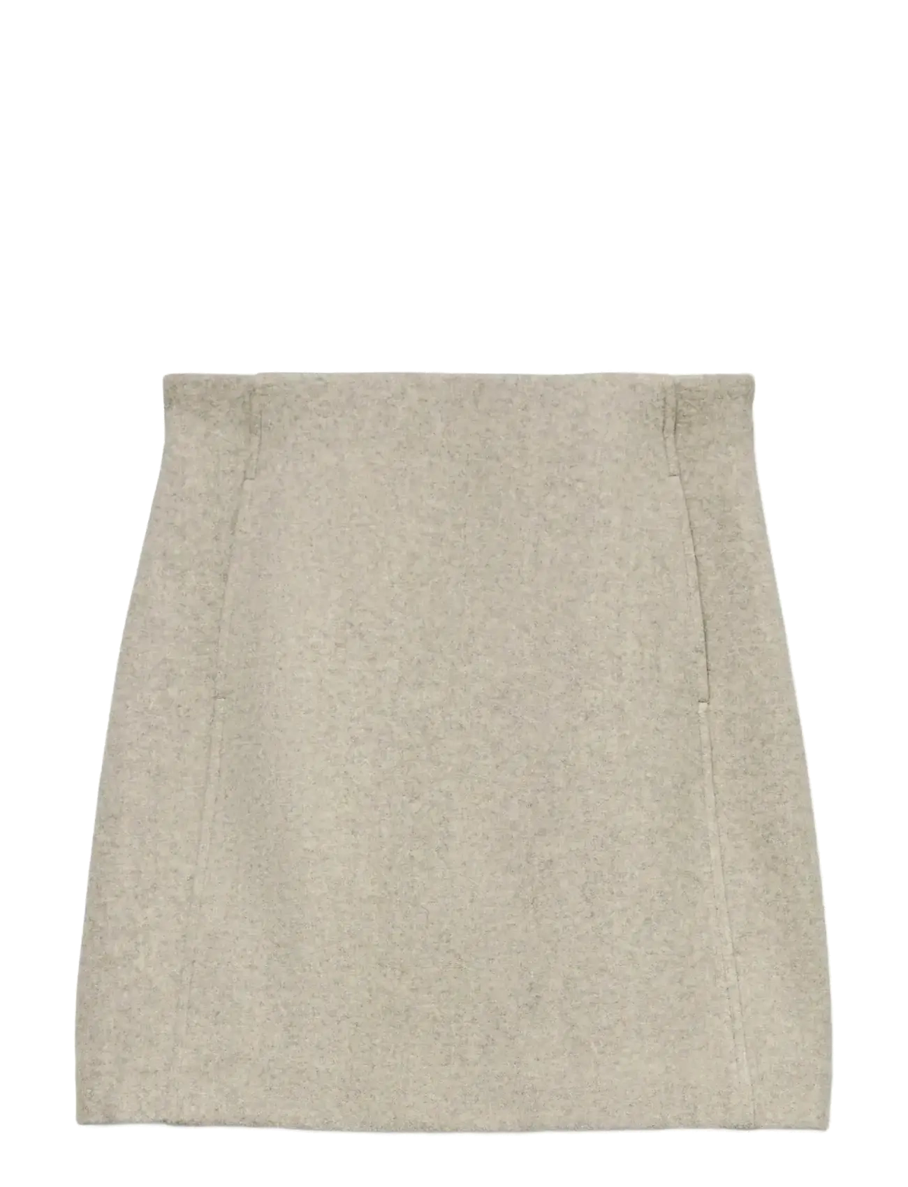 Vero Moda - VMFORTUNEALLISON HW SHORT SKIRT GA NOOS - jupes courtes - silver mink - 2