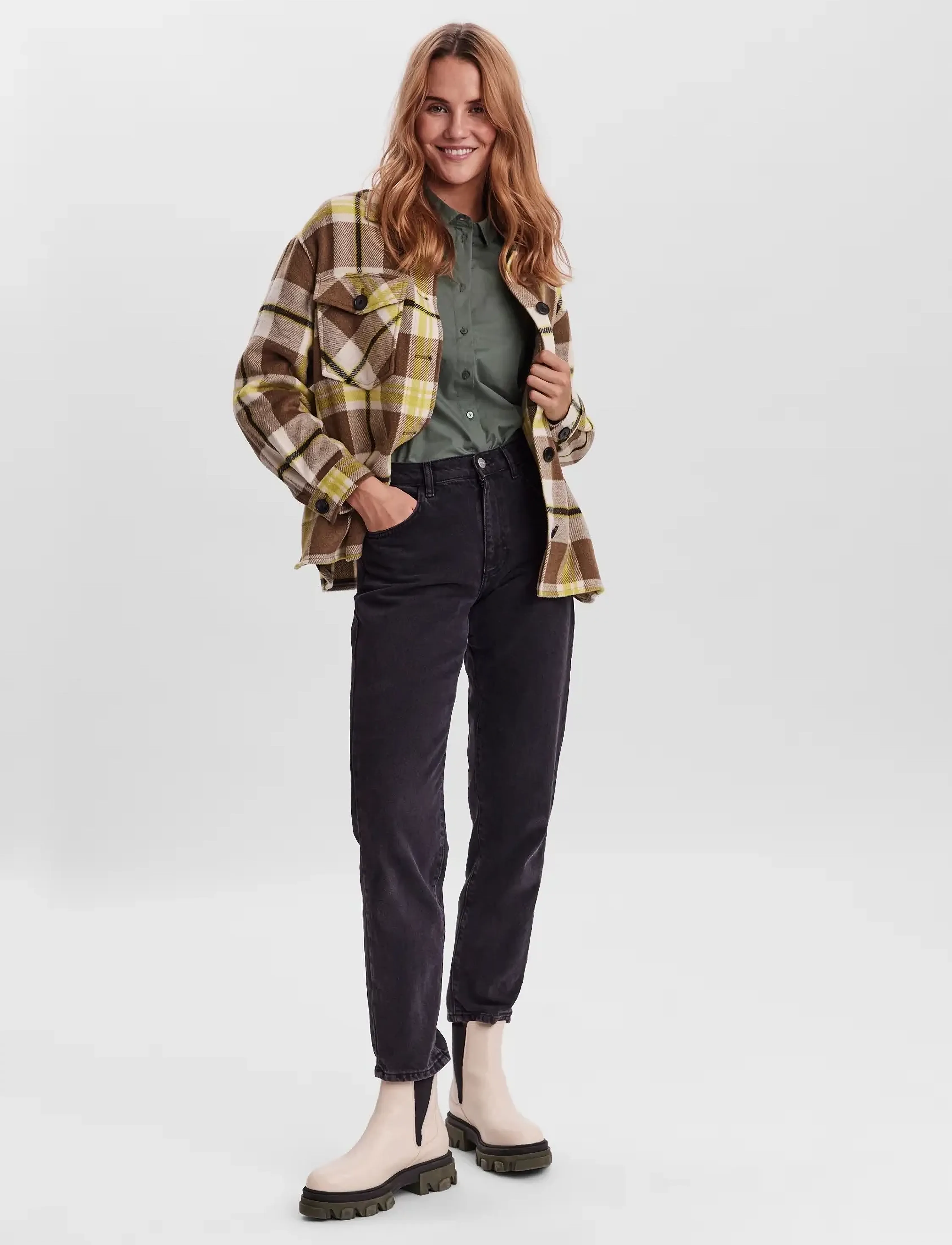Vero Moda - VMAUTUMN JACKET BF - dames - fossil - 4