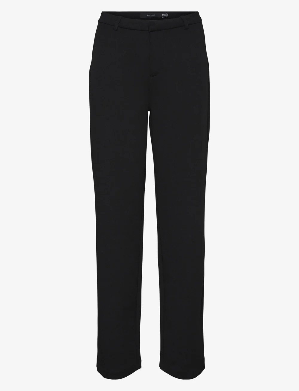 Vero Moda - VMZAMIRA MW SLIM STRAIGHT PANT NOOS - tiesaus kirpimo kelnės - black - 1