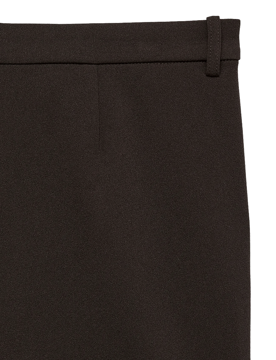 Vero Moda - VMZAMIRA MW SLIM STRAIGHT PANT NOOS - sirge säärega püksid - chocolate torte - 5